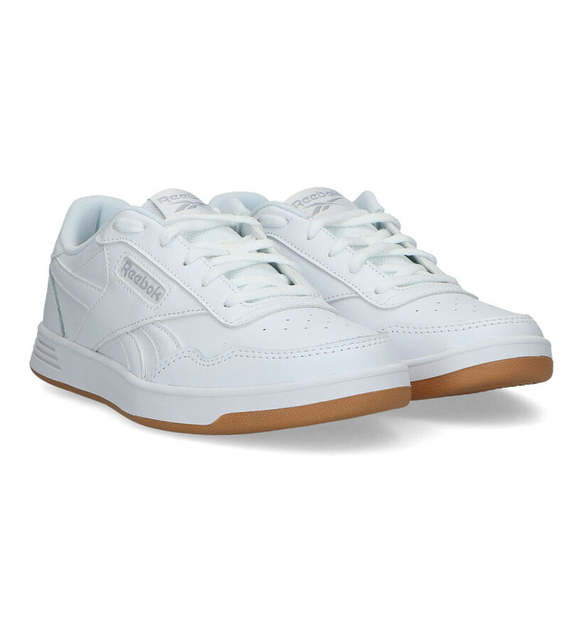 Reebok Court Advance Baskets en Blanc pour femmes (318797) - pour semelles orthopédiques