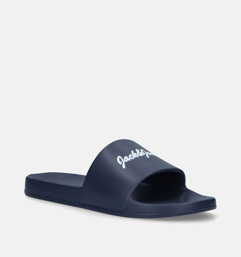 Jack & Jones Jerry Moulded Blauwe Slippers voor heren (350064)