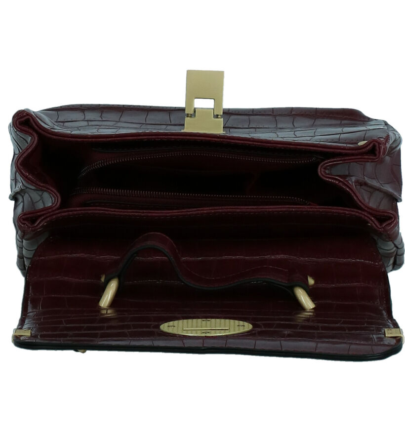 Hampton Bays Bordeaux Crossbody in kunstleer (263676)