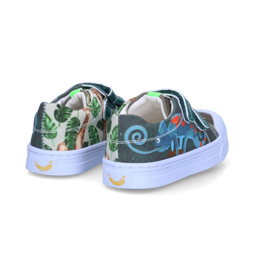 Go Banana's Chameleon Blauwe Sneakers voor jongens (303319) - geschikt voor steunzolen