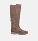 Gabor M-Vario Donkerbeige Lange Laarzen voor dames (380050)