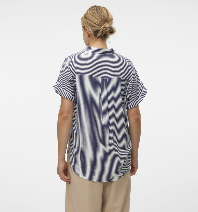 Vero Moda Bumpy Blauw Hemd voor dames (352184)