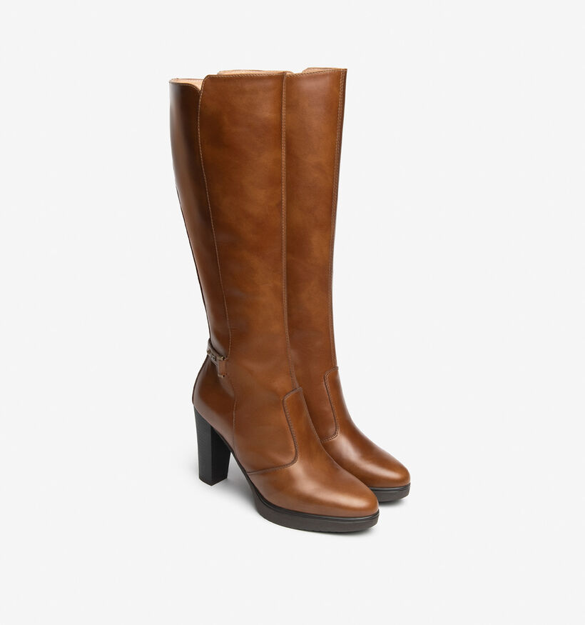 NeroGiardini Cognac Lange Laarzen voor dames (379442)