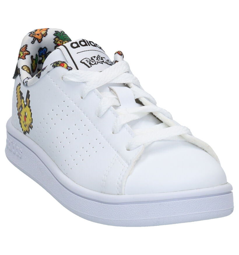 adidas Advantage K Baskets en Blanc pour filles, garçons (326882)