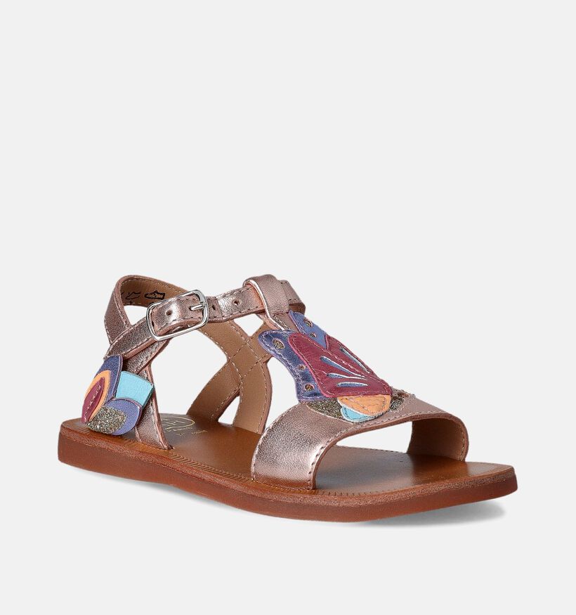Pom d'Api Plagette Papillon Bronze Sandalen voor meisjes (354611)