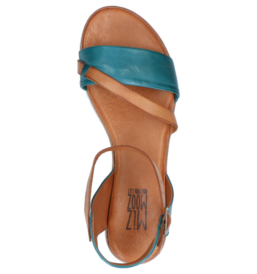 Miz Mooz Shep Turquoise Sandalen in leer (272238)