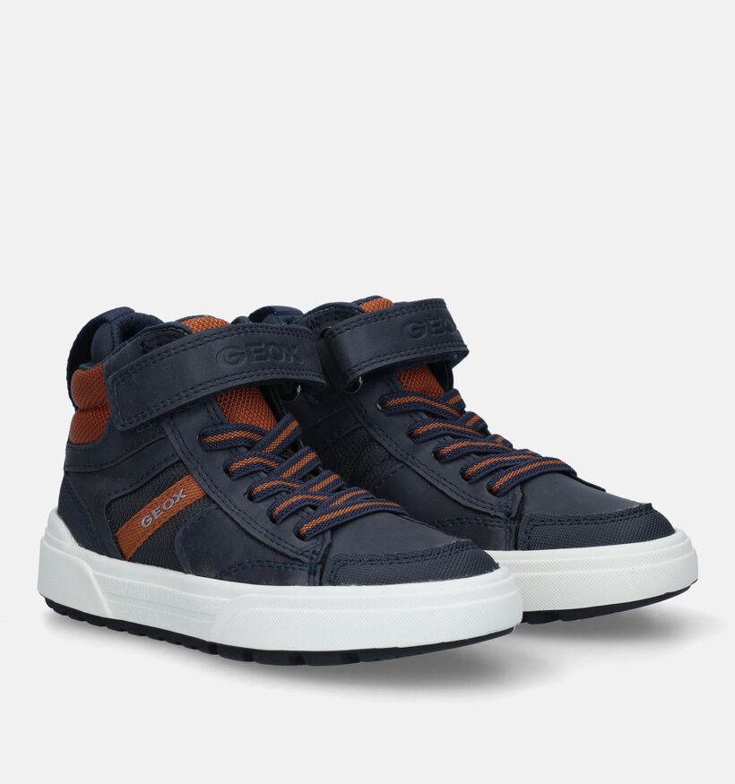 Geox Weemble Blauwe Hoge Sneakers voor jongens (328530) - geschikt voor steunzolen