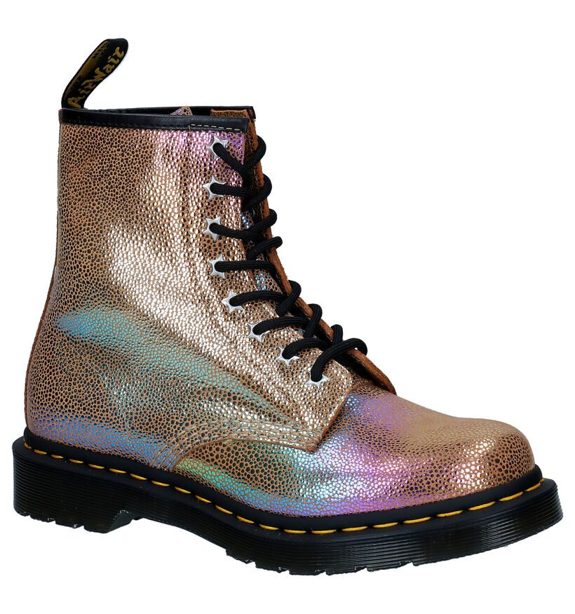 Dr. Martens 1460 Bottines en Mauve en verni (303591)