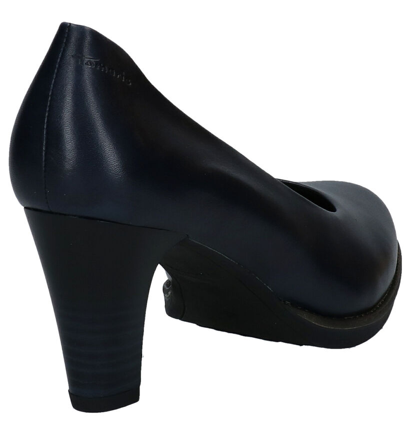 Tamaris TOUCH it Blauwe Pumps in nubuck (280727)