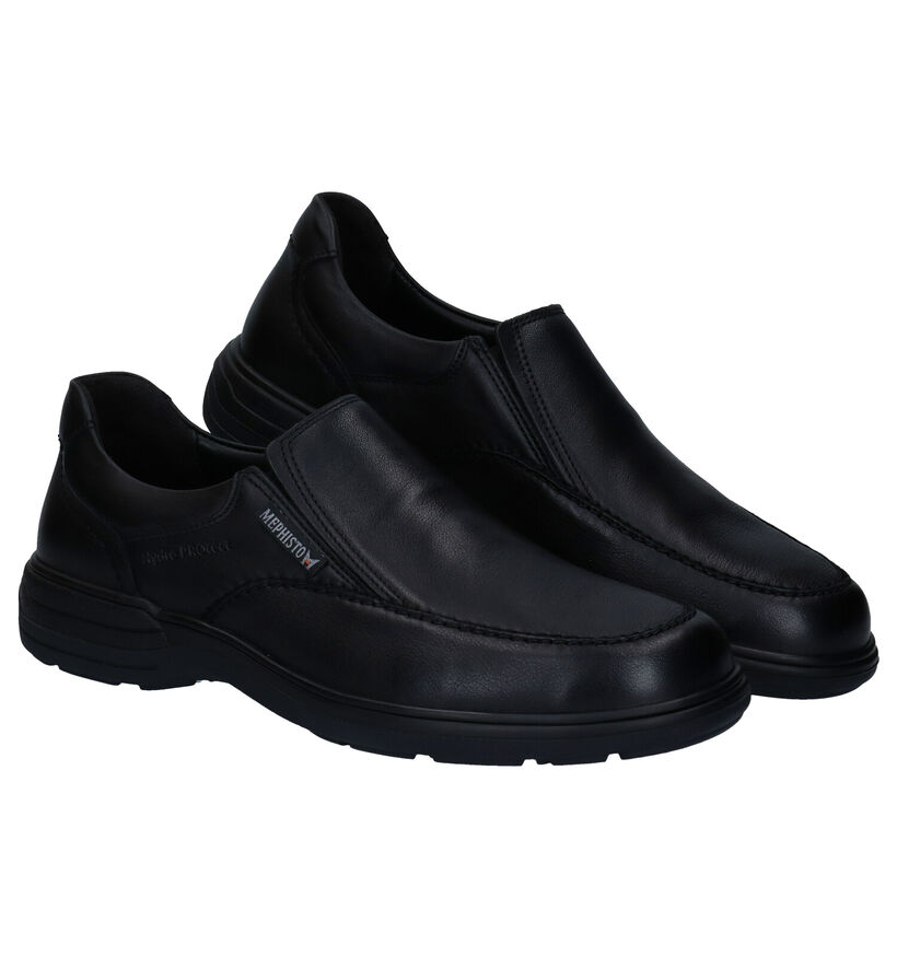 Mephisto Davy Riko Chaussures sans lacets en Noir pour hommes (298248) - pour semelles orthopédiques