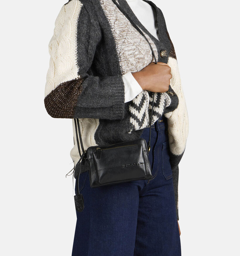 Burkely Norah Sac porté croisé en Noir pour femmes (347959)