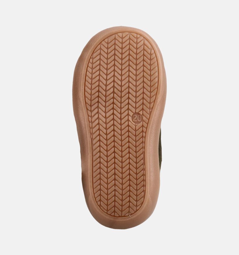 Milo & Mila Baskets montantes en Vert fonc&eacute; pour filles, gar&ccedil;ons (380787) - pour semelles orthop&eacute;diques