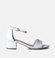 Tamaris Sandales avec talon fermé en Blanc pour femmes (355411)