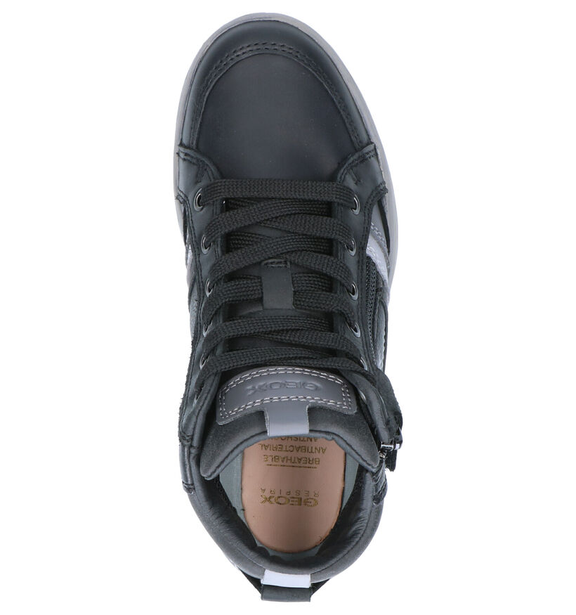 Geox Chaussures hautes en Noir en cuir (254529)