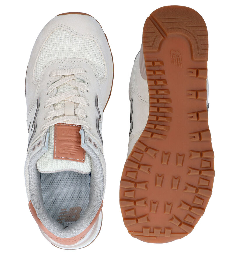 New Balance WL 574 Groene Sneakers voor dames (349411) - geschikt voor steunzolen