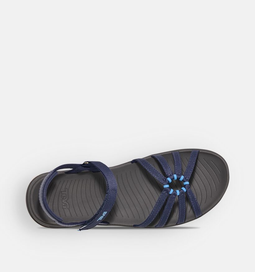 Teva Tirra Traveler Sandales plates en Bleu pour femmes (370875)