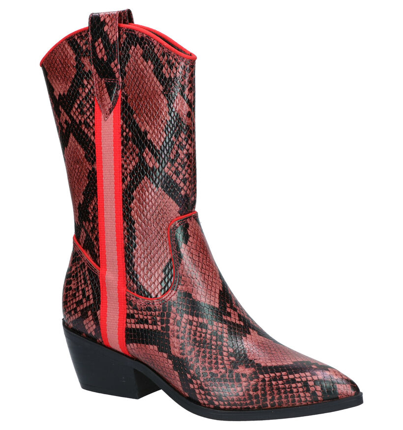 Tamaris by Marcel Ostertag Bottes en Rose en cuir (257107)