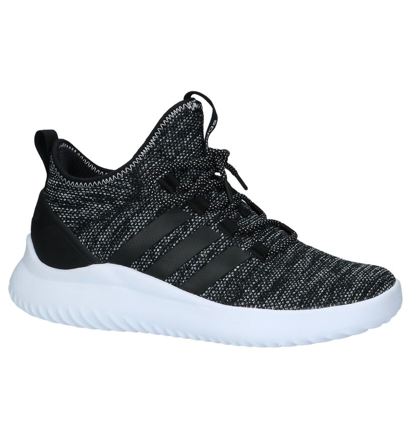 adidas Ultimate BBall Zwarte Sneakers in stof (221626)