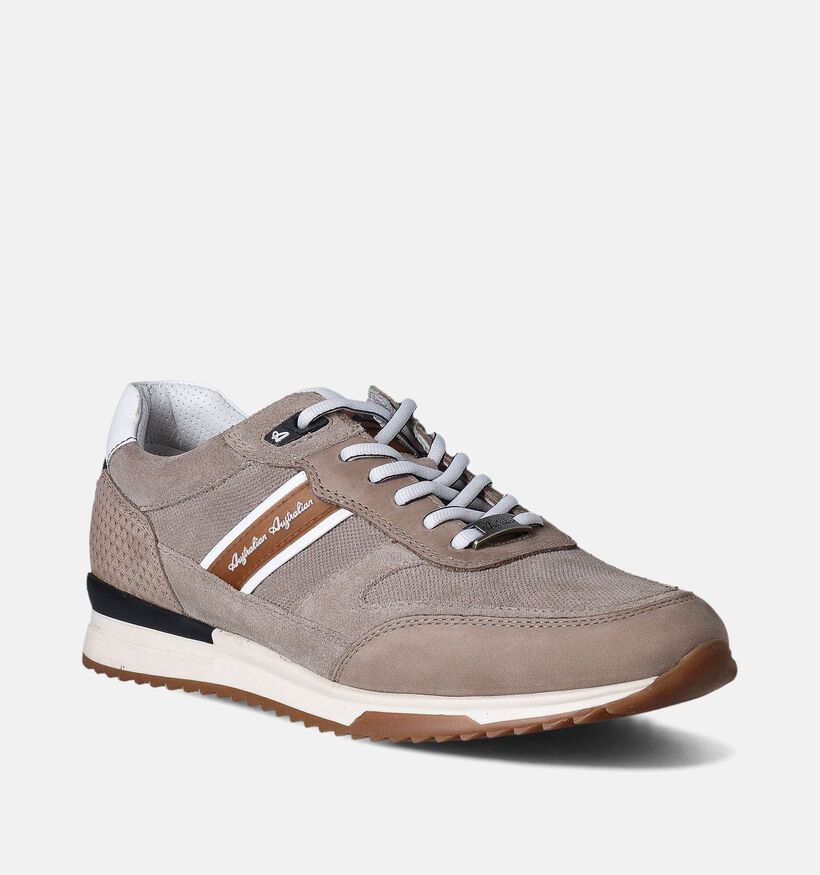 Australian Filmon Chaussure à Lacets Décontractées en Taupe pour hommes (353968) - pour semelles orthopédiques
