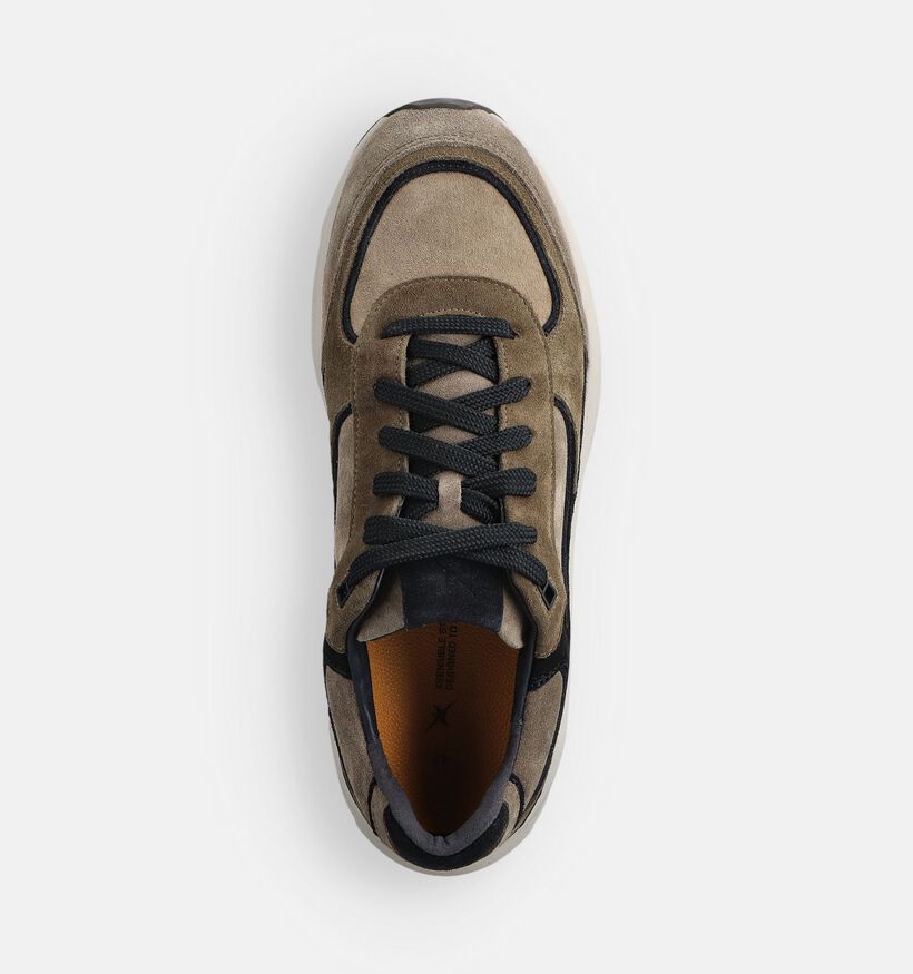Xsensible Manhattan Chaussures plates en Vert pour hommes (363774) - pour semelles orthopédiques