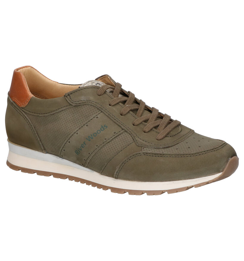 River Woods Buddy Chaussures à Lacets en Bleu en nubuck (271148)