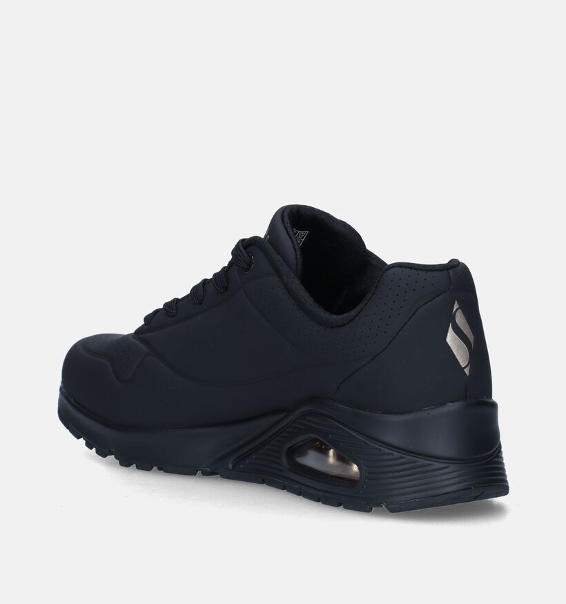 Skechers Uno Stand On Air Zwarte Sneakers voor dames (343905)