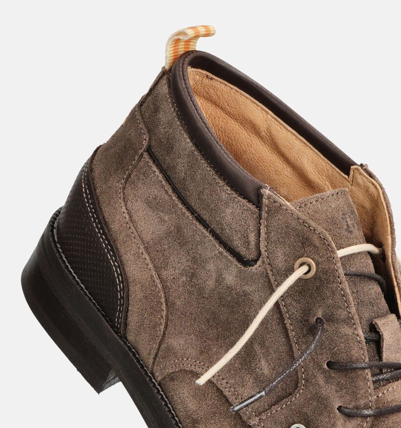 Berkelmans Silesia Chaussures classiques en Taupe pour hommes (363157) - pour semelles orthopédiques