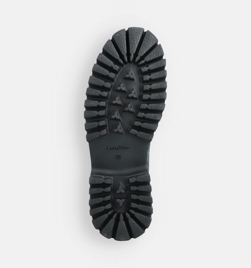 Laura Vita Ifcigo Chaussures à lacets en Rouge/Noir pour femmes (364976)