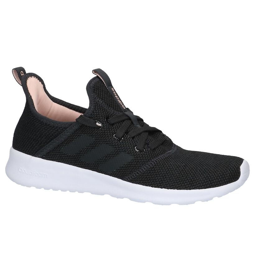 adidas Cloudfoam Pure Baskets en Noir en textile (208786)