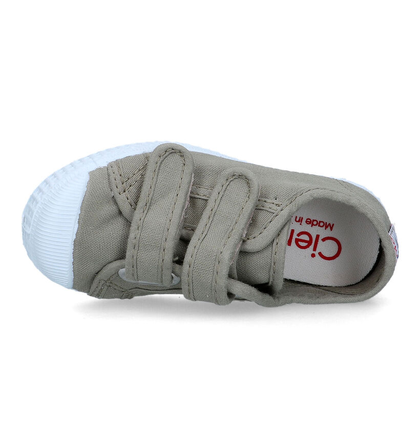 Cienta Baskets basses en Vert kaki pour filles, garçons (324050) - pour semelles orthopédiques