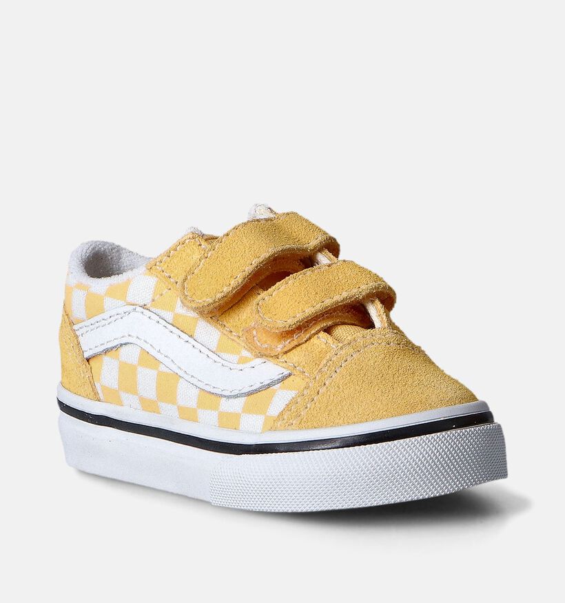 Vans Old Skool Baskets pour Bébé en Noir pour filles (351462)