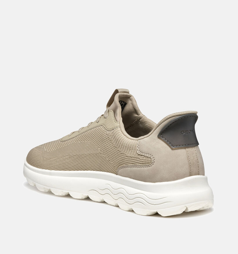 Geox Spherica Plus Bruine Veterschoenen voor heren (353851) - geschikt voor steunzolen