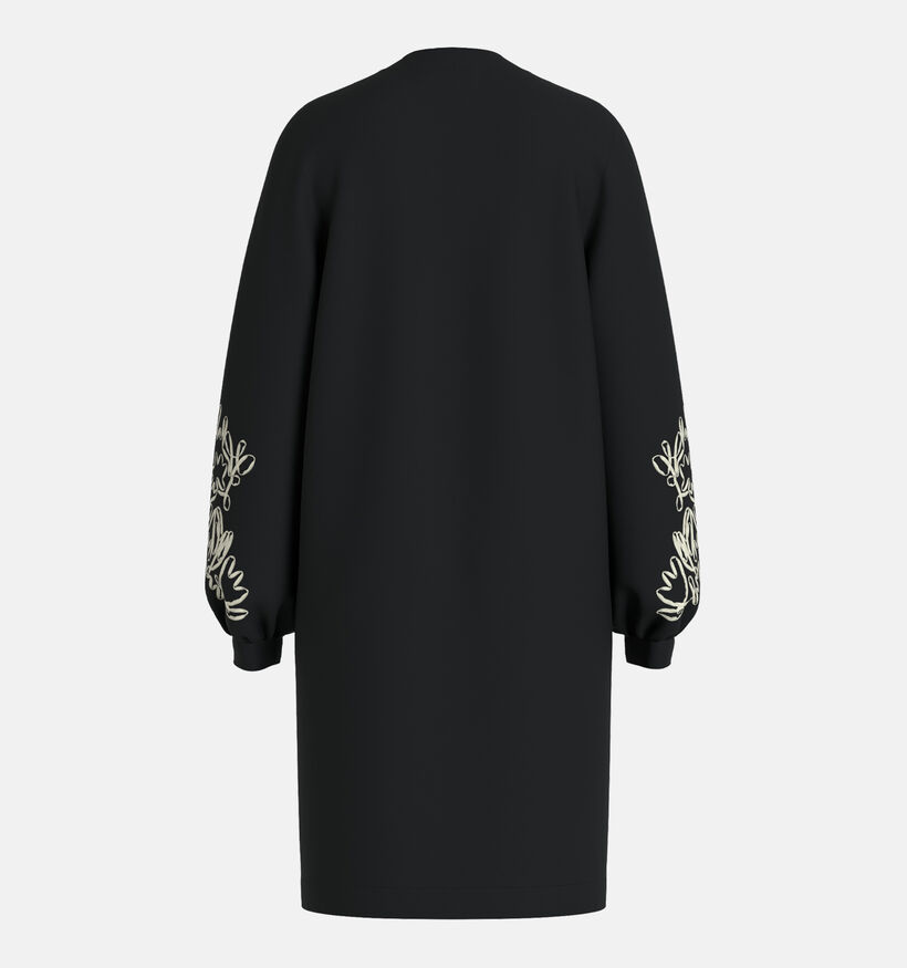 Vila Siffi Embellished Zwarte Sweaterjurk voor dames (365588)