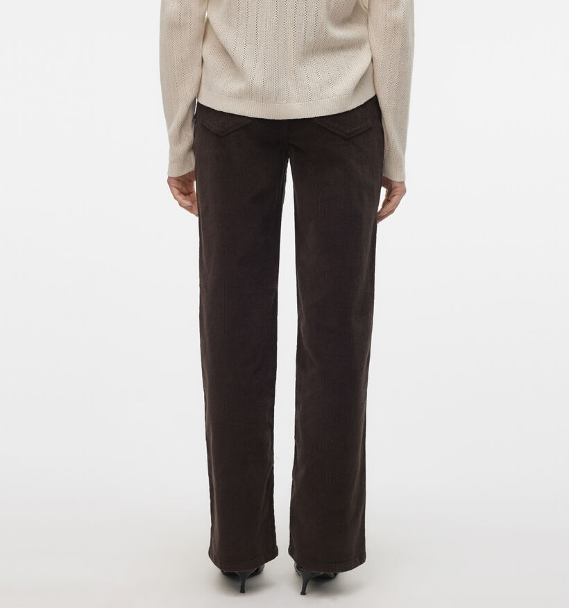 Vero Moda Tessa Pantalon classique en Brun fonc&eacute; pour femmes (377603)