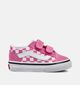 Vans Old Skool V Roze Sneakers voor meisjes (368963)