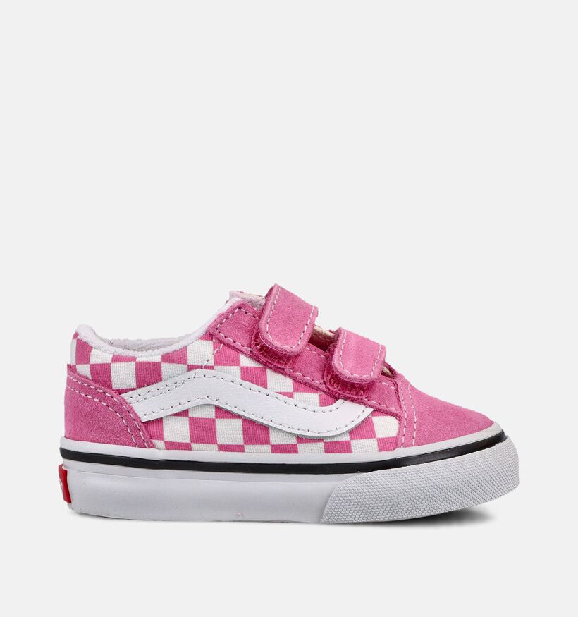Vans Old Skool V Roze Sneakers voor meisjes (368963)
