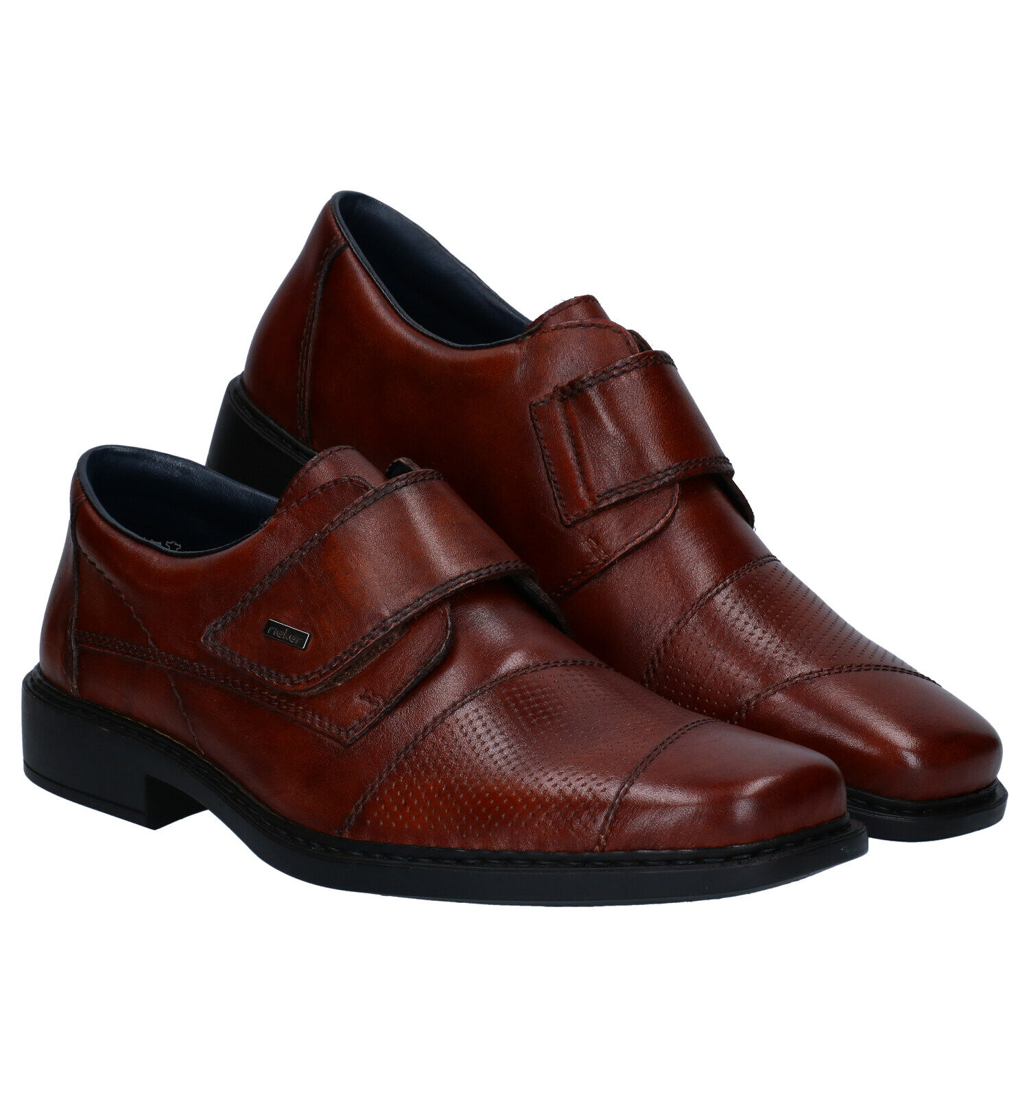 Rieker Cognac Velcroschoenen Heren Geklede schoenen Online op TORFS.BE