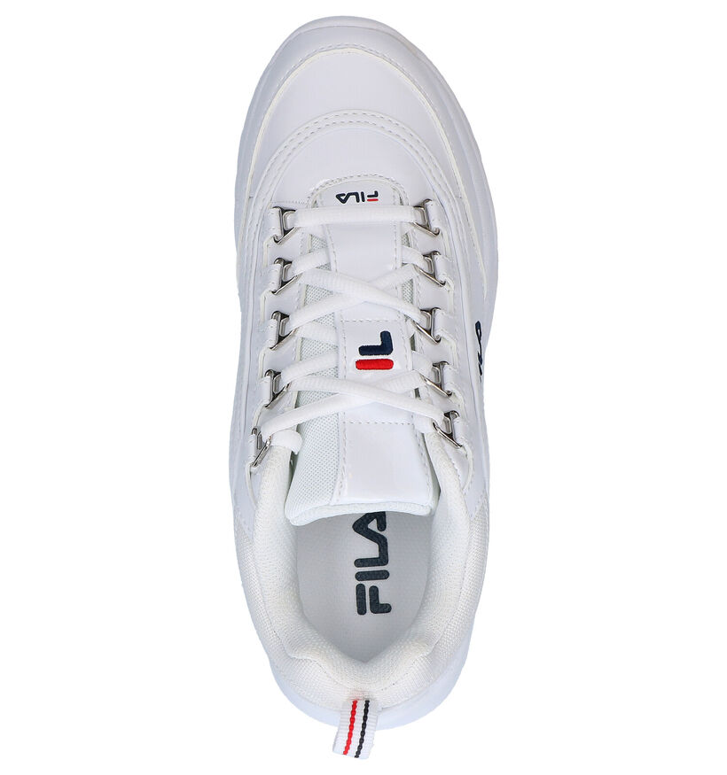 Fila Strada Baskets en Blanc en verni (265580)