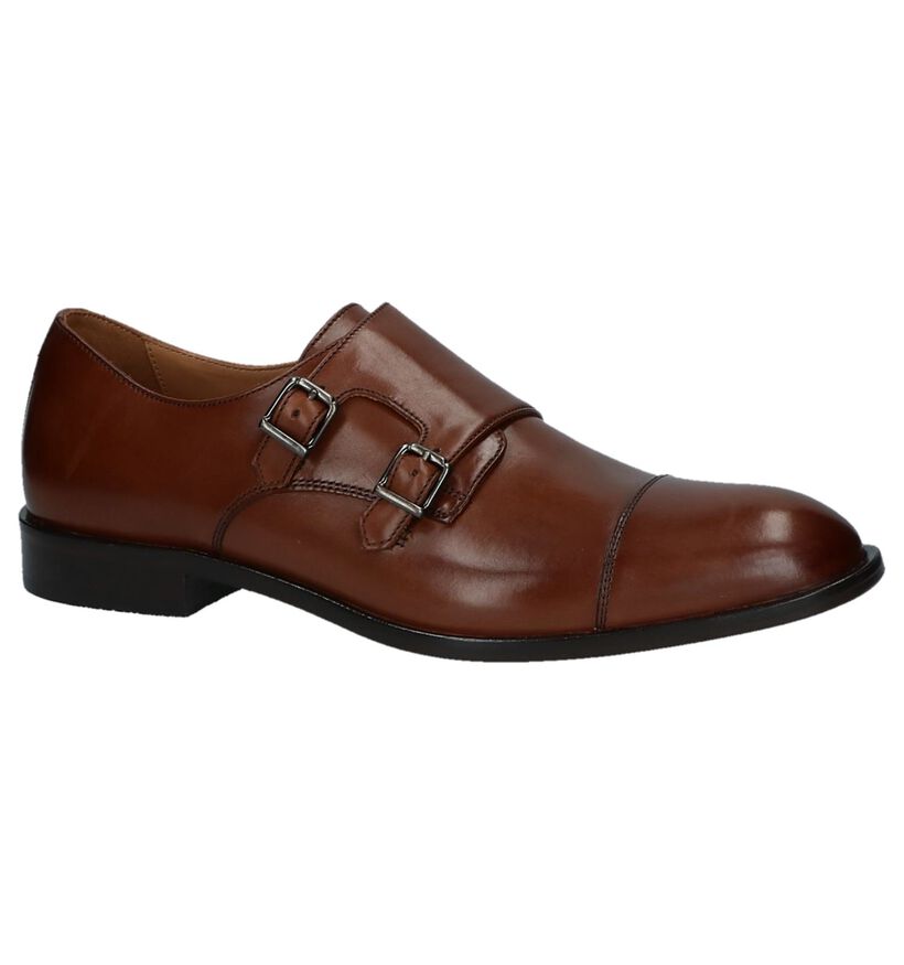 Cognac Geox Schoenen met Gesp, , pdp