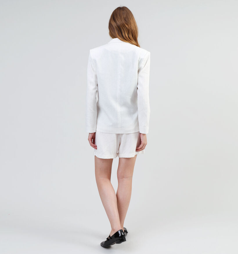 JDY Petra Blazer en lin en Blanc pour femmes (342185)