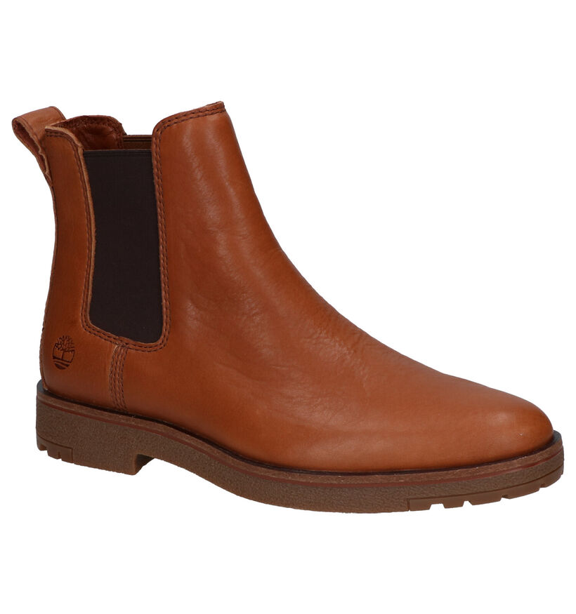 Timberland Folk Gentleman Bottines en Cognac en cuir (255367)