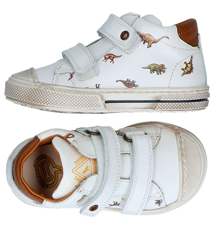 STONES and BONES Deno Chaussures enfants en Blanc en cuir (287835)