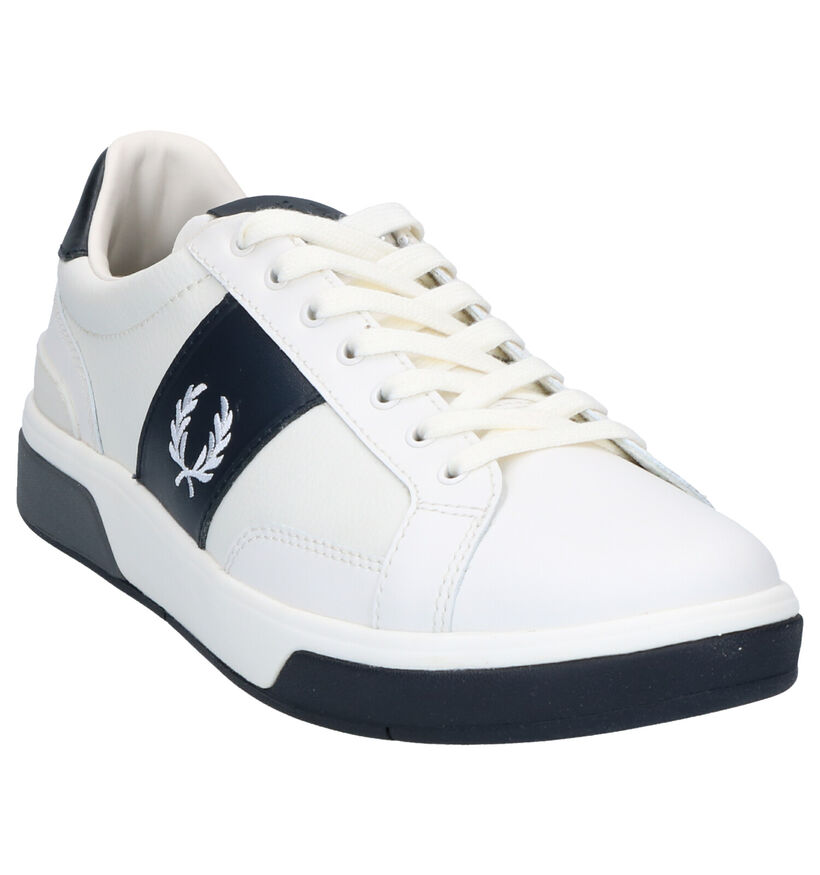 Fred Perry Chaussures basses en Bleu foncé en cuir (264236)