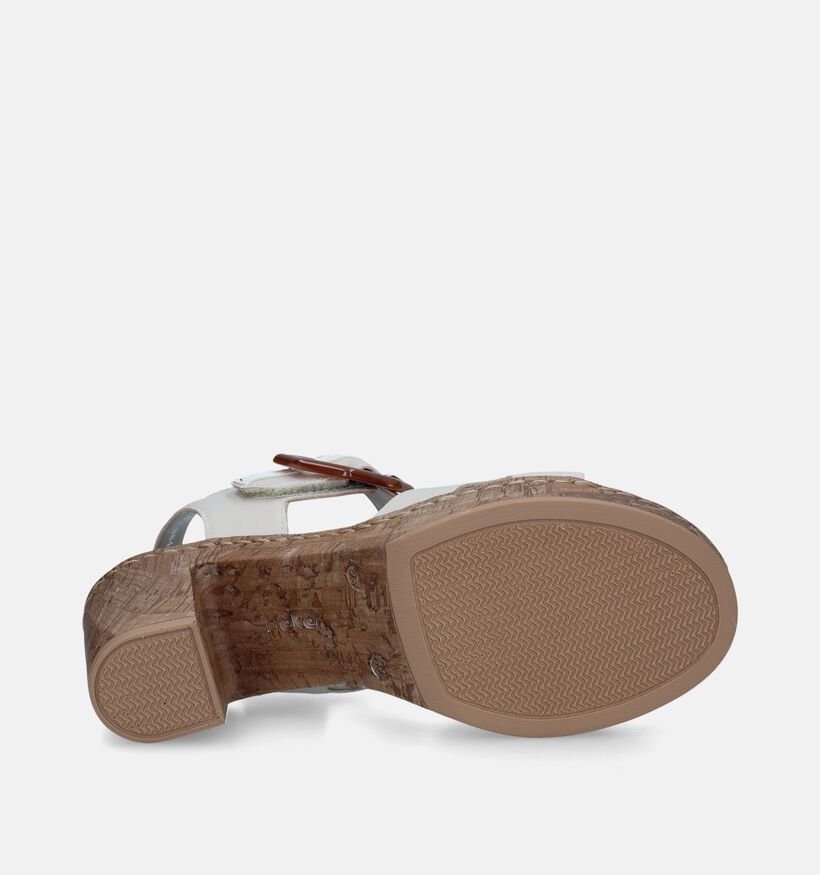 Rieker Beige Sandalen met hak voor dames (339135)