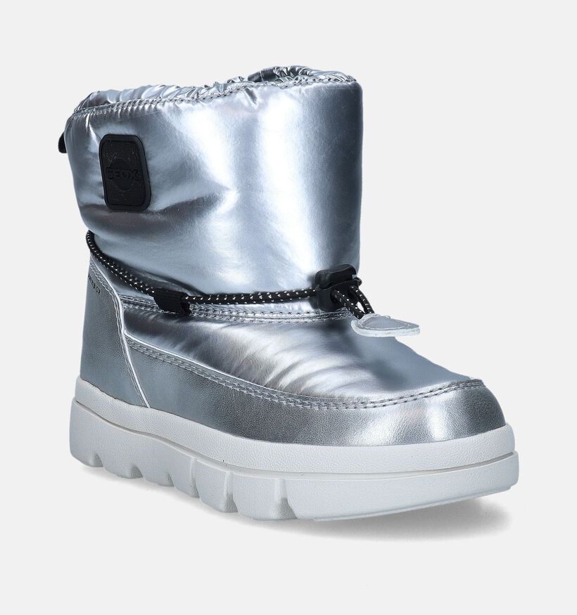 Geox Willaboom Bottes en Argent pour filles (345959) - pour semelles orthopédiques
