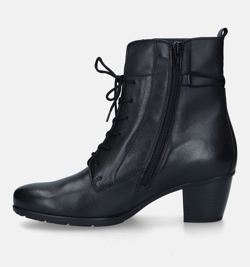 Gabor Best Fitting Bottines avec lacets en Noir pour femmes (331235) - pour semelles orthopédiques