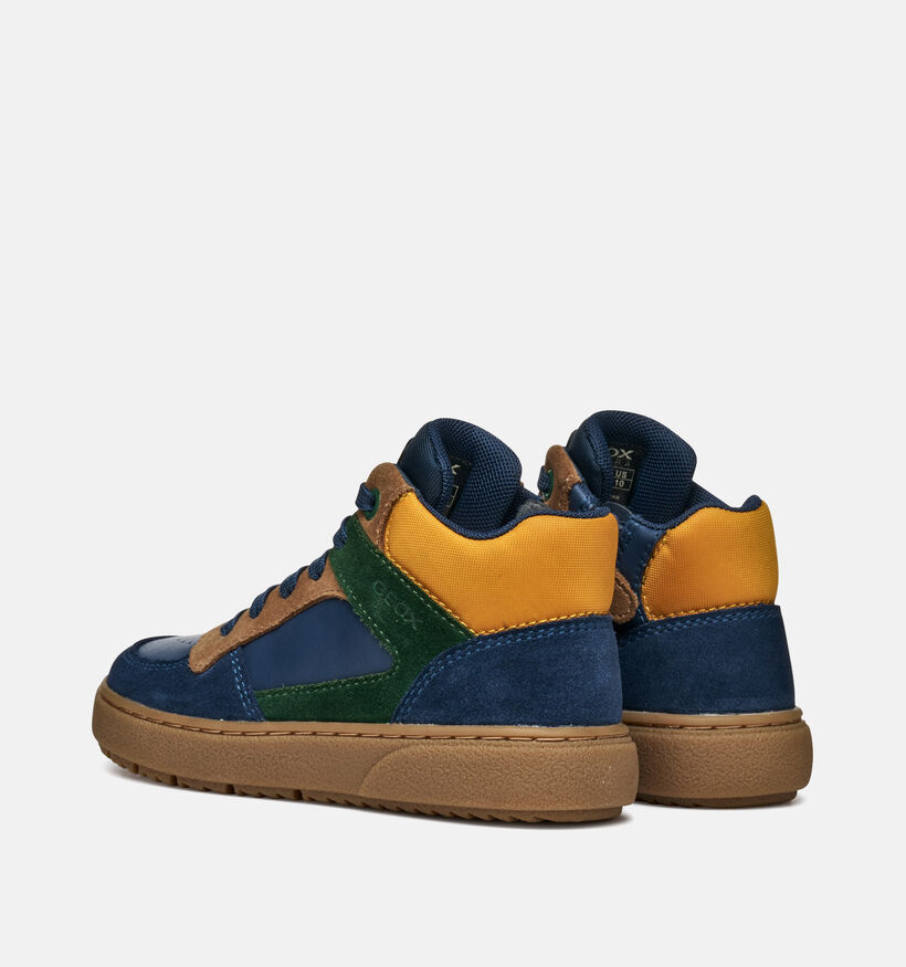 Geox Theleven Blauwe Hoge Schoenen voor jongens (361947) - geschikt voor steunzolen