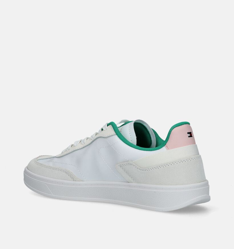 Tommy Hilfiger Heritage Court Witte Sneakers voor dames (336392) - geschikt voor steunzolen