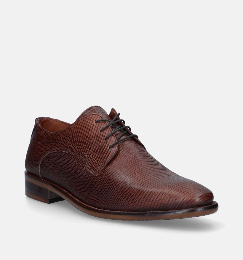 Ambiorix Jurassic Avenue Chaussures classiques en Cognac pour hommes (341183)