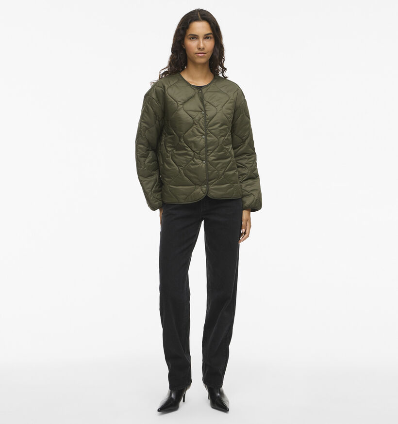 Vila Dune Light Manteau court en Vert pour femmes (361312)